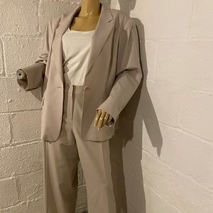 Lafayette 148 New York Tan Pantsuit